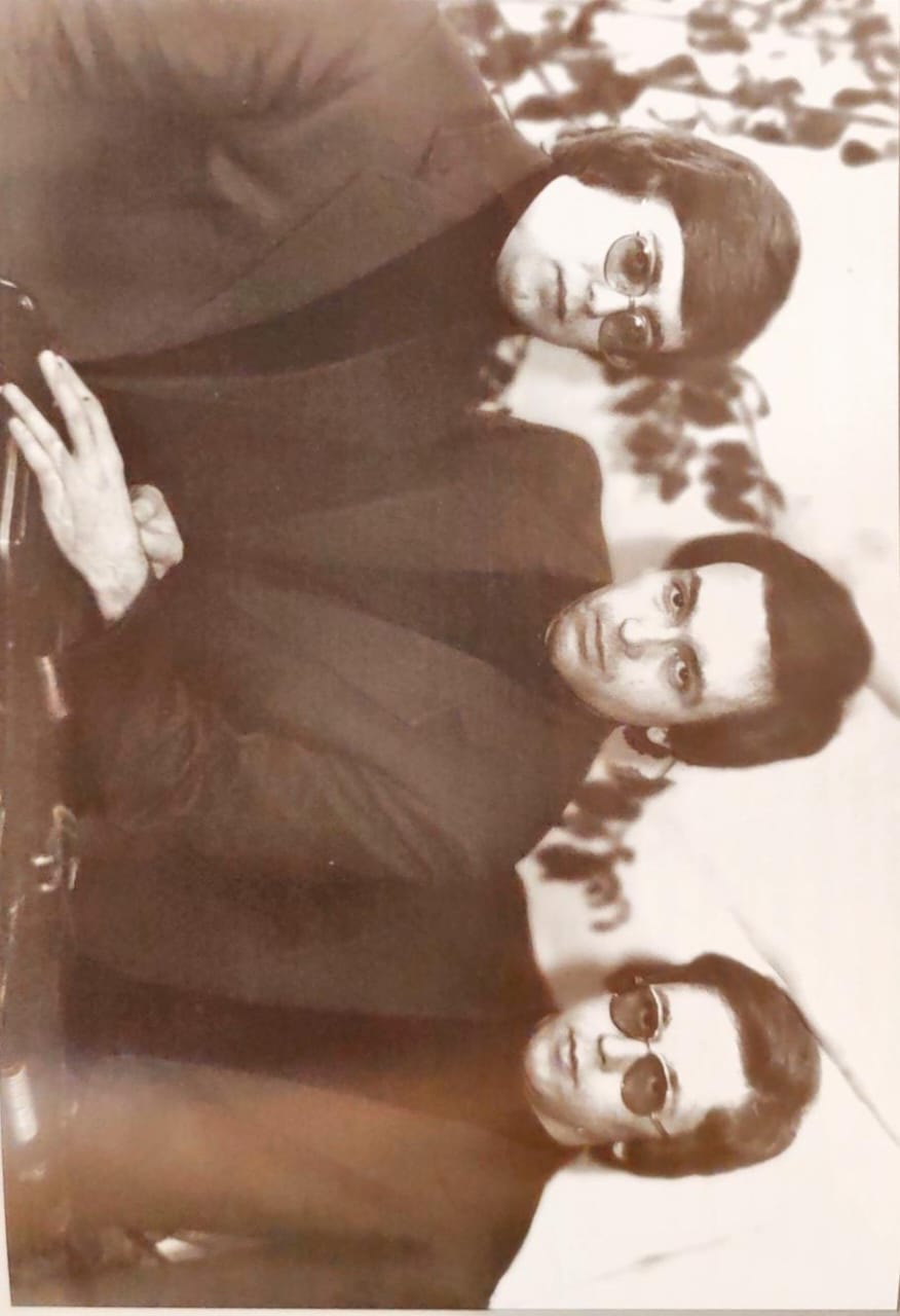 Липецкое трио баянистов: Вячеслав Мельник, Анатолий Науменко, Виктор Карпий, 1977 г.